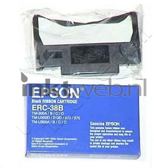 Epson ERC 38B - Zwart - printlint - voor TM U200, U200D, U220A, U220B, U220D, U220P, U220PB, U220PD, U230, U230P, U300, U375