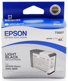 Epson Inkcartridge Epson T580700 lichtzwart