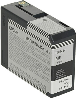 Epson Inkcartridge Epson T580800 mat zwart