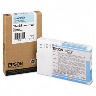 Epson Inkt T6055 Origineel Lichtcyaan C13T605500