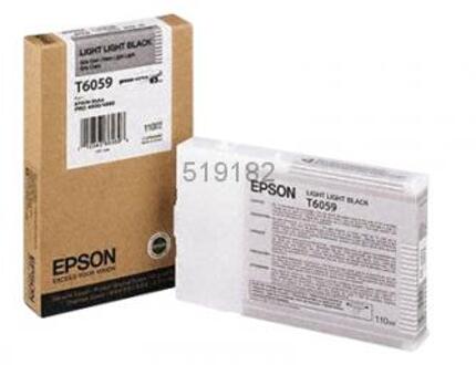 Epson Inkt T6059 Origineel Light lichtzwart C13T605900