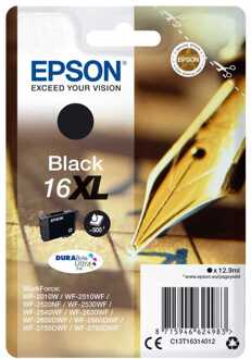Epson Inktcartridge Epson 16XL T1631 zwart HC