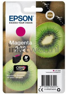 Epson Inktcartridge Epson 202 T02F34 rood