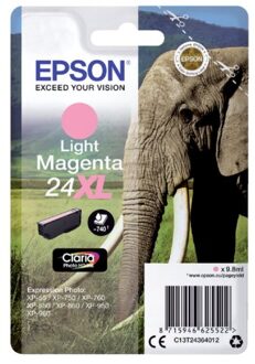 Epson Inktcartridge Epson 24XL T2436 lichtrood HC