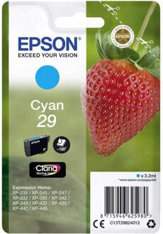 Epson Inktcartridge Epson 29 T2982 blauw