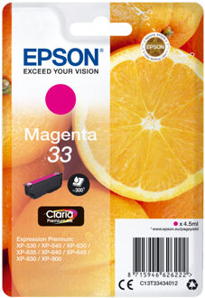 Epson Inktcartridge Epson 33 T3343 rood
