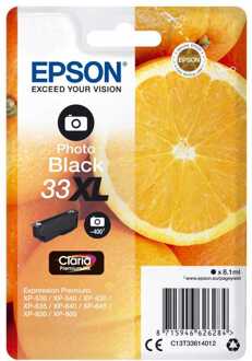 Epson Inktcartridge Epson 33XL T3361 foto zwart HC