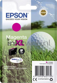 Epson Inktcartridge Epson 34XL T3473 rood HC