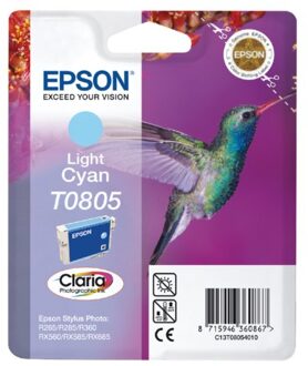 Epson Inktcartridge Epson T0805 lichtblauw