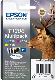 Epson Inktcartridge Epson T1306 3 kleuren HC