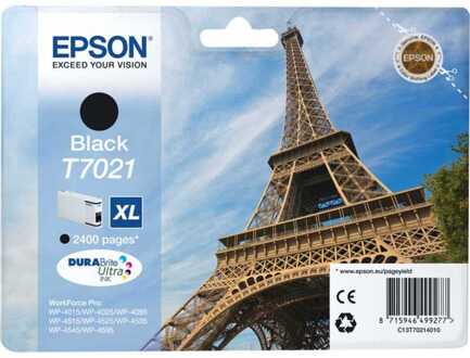 Epson Inktcartridge Epson T7021 zwart HC