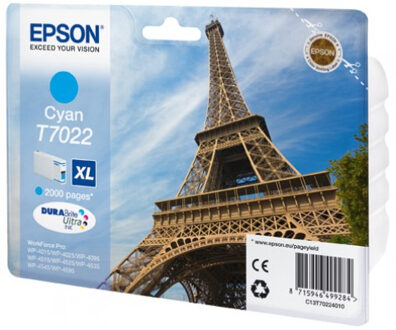 Epson Inktcartridge Epson T7022 blauw HC