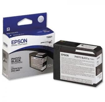 Epson inktpatroon photo zwart T 580 80 ml T 5801