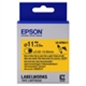 Epson Label Cartridge Heat Shrink Tube (HST) LK-6YBA11, zwart/geel D11 mm (2,5 m)