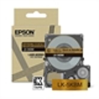 Epson LK-5KBM tape zwart op metallic goud 18 mm (origineel)