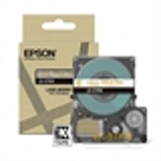 Epson LK-5TKN tape goud op metallic transparant 18 mm (origineel)