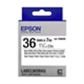 Epson LK-7WBVN tape zwart op wit 36 mm (origineel)