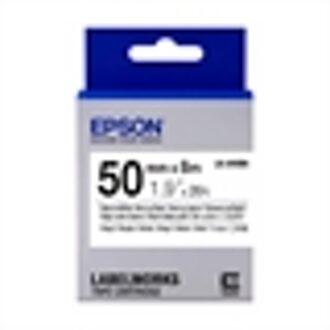 Epson LK-9WBN tape zwart op wit 50 mm (origineel)