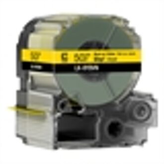 Epson LK-9YBVN tape zwart op geel 50 mm (origineel)