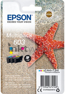 Epson Multipack 3-colours 603 Ink Zeester Inkt