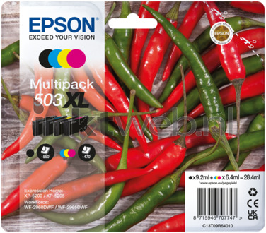 Epson Origineel Hoge Capaciteit Epson 503XL Multipack zwart en kleur