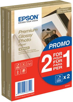 Epson Premium Glossy Fotopapier 80 vel (10 centimeter x 15 centimeter)