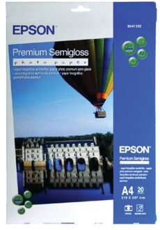 Epson Premium Semigloss Fotopapier 20 vel (A4)
