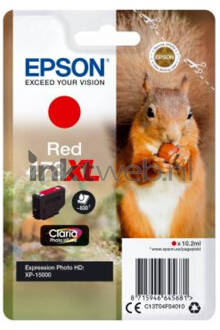 Epson Squirrel Singlepack Red 478XL Claria Photo HD Ink