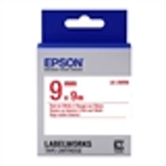 Epson Standard Tape- LK-3WRN Std Red/Wht 9/9