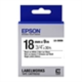 Epson Standard Tape- LK-5WBN Std Blk/Wht 18/9