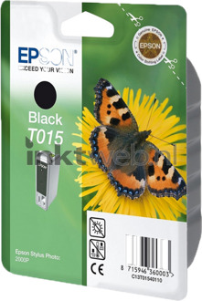 Epson T015 zwart cartridge
