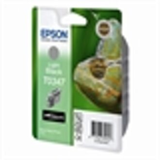 Epson T0347 inkt cartridge licht zwart (origineel)