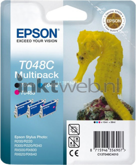 Epson T048C Cartridge Multipack kleur cartridge