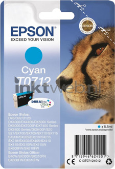 Epson T0712 cyaan cartridge