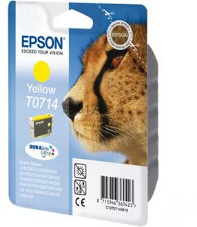 Epson T0714 geel cartridge