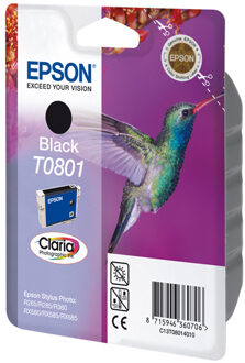 Epson T0801 zwart cartridge