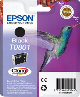 Epson T0801 zwart cartridge