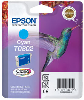 Epson T0802 cyaan cartridge