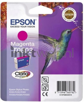 Epson T0803 magenta cartridge