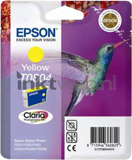Epson T0804 geel cartridge