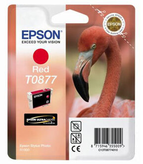 Epson T0877 rood cartridge