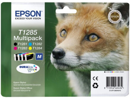 Epson T1285 4 Color Multipack (4 Kleuren) C13T12854010