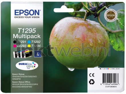 Epson T1295 Large 4 Color Multipack (4 Kleuren) C13T12954010