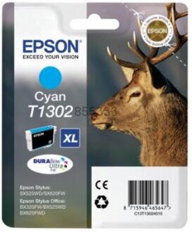 Epson T1302 XL Ink Cartridge Cyan (Blauw) 13024010