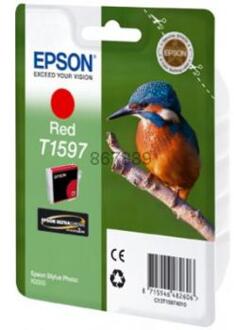Epson T1597 inktcartridge rood (origineel)