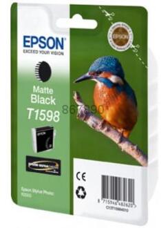 Epson T1598 inktcartridge mat zwart (origineel)