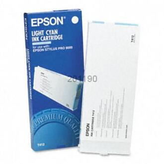 Epson T412 inkt cartridge licht cyaan (origineel)