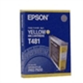 Epson T481 inktcartridge geel (origineel)