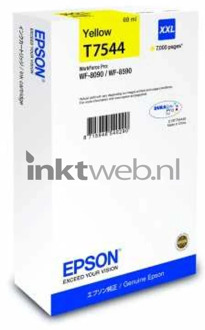 Epson T544XXL - Inktcartridge / Geel