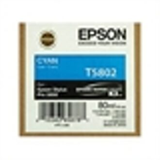 Epson T5802 inkt cartridge cyaan (origineel)